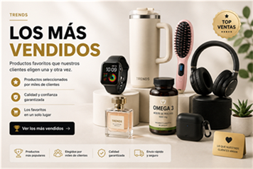 Categoría Más Vendidos — Trends
